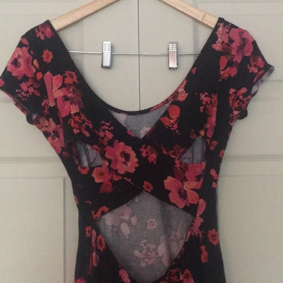 A-line Floral Dress - Picture 3 of 3